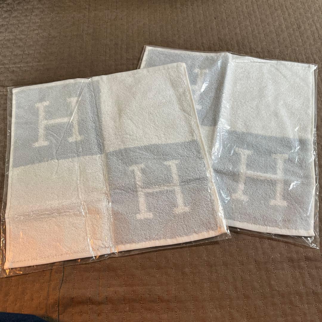 新品未使用　エルメス　ハンドタオル