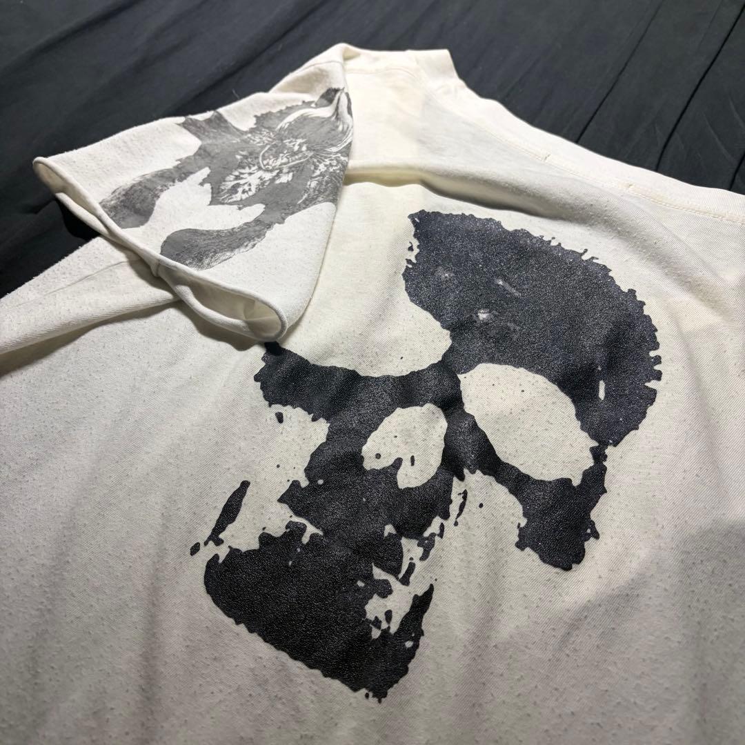 if six was nine bedrock スカル ラメ カットソー v系