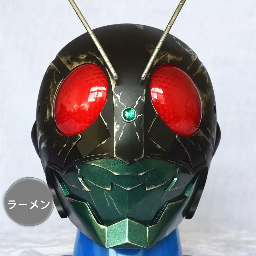 【美品】【未使用】マスク　アトラク　コスプレ　仮面ライダー 1/1プロップ