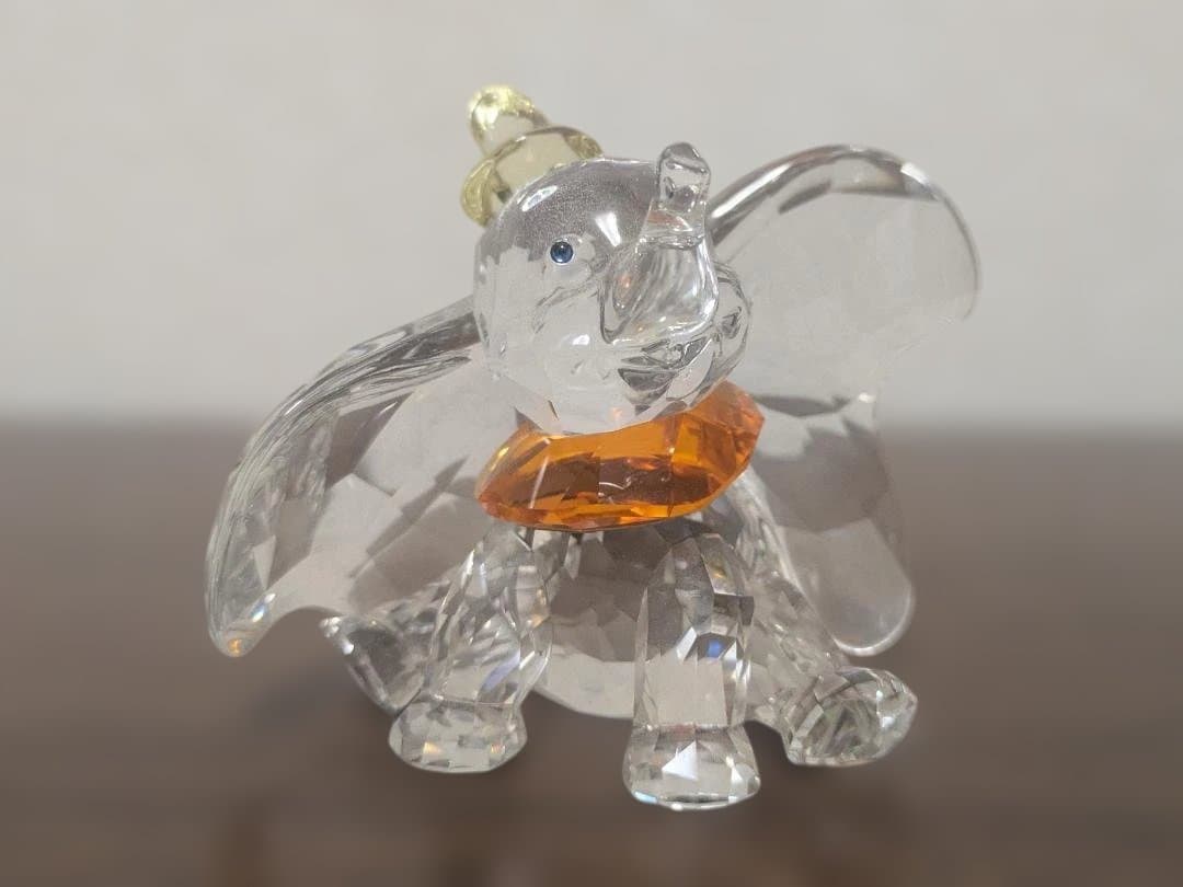 送込美品！ダンボ70周年記念2011年度限定スワロフスキークリスタル人形