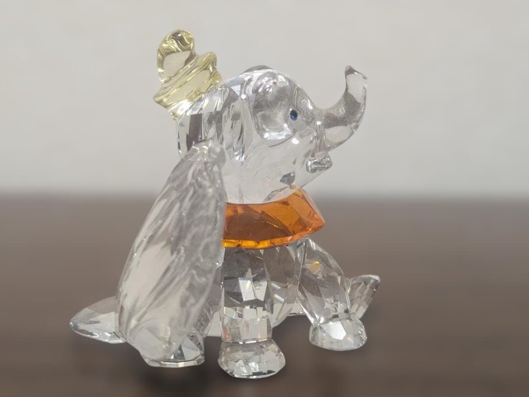 送込美品！ダンボ70周年記念2011年度限定スワロフスキークリスタル人形