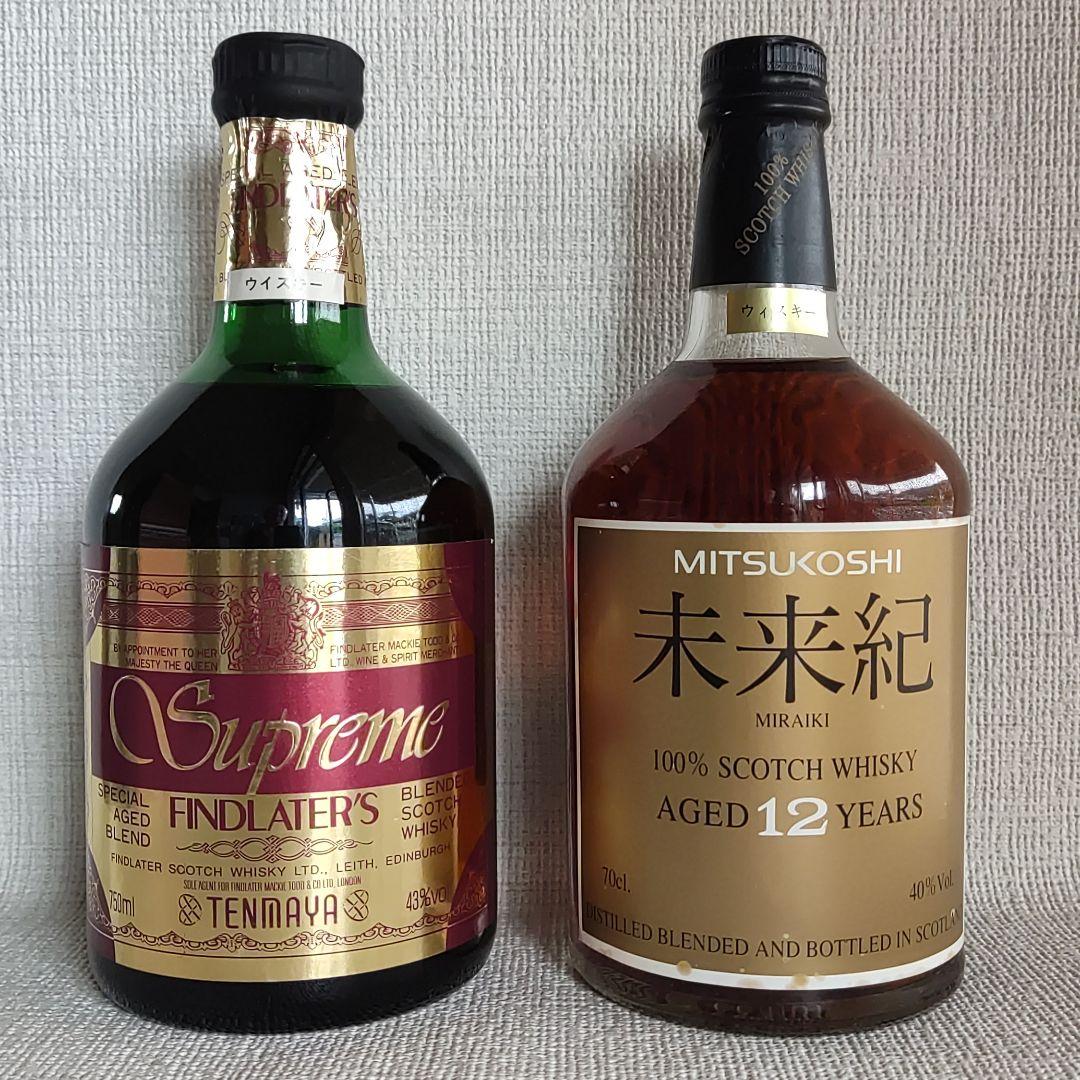 【希少】飲み比べ　三越VS天満屋　未来記12年&フィンドレイタースプリーム