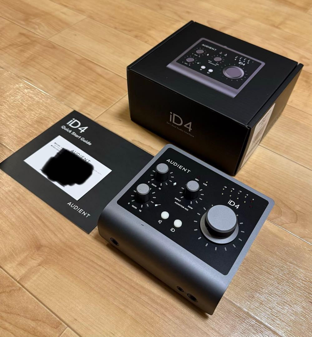 【ほぼ新品】AUDIENT iD4mkII オーディオインターフェイス
