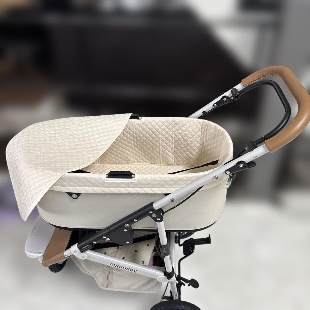 ハンドメイド製作　エアバギードーム3 (ラージサイズ)生成り色 2点セット