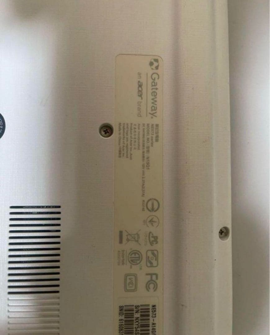 Gateway 大容量ノートパソコンカメラ付き✨初期設定済み✨すぐ使える♪初心者