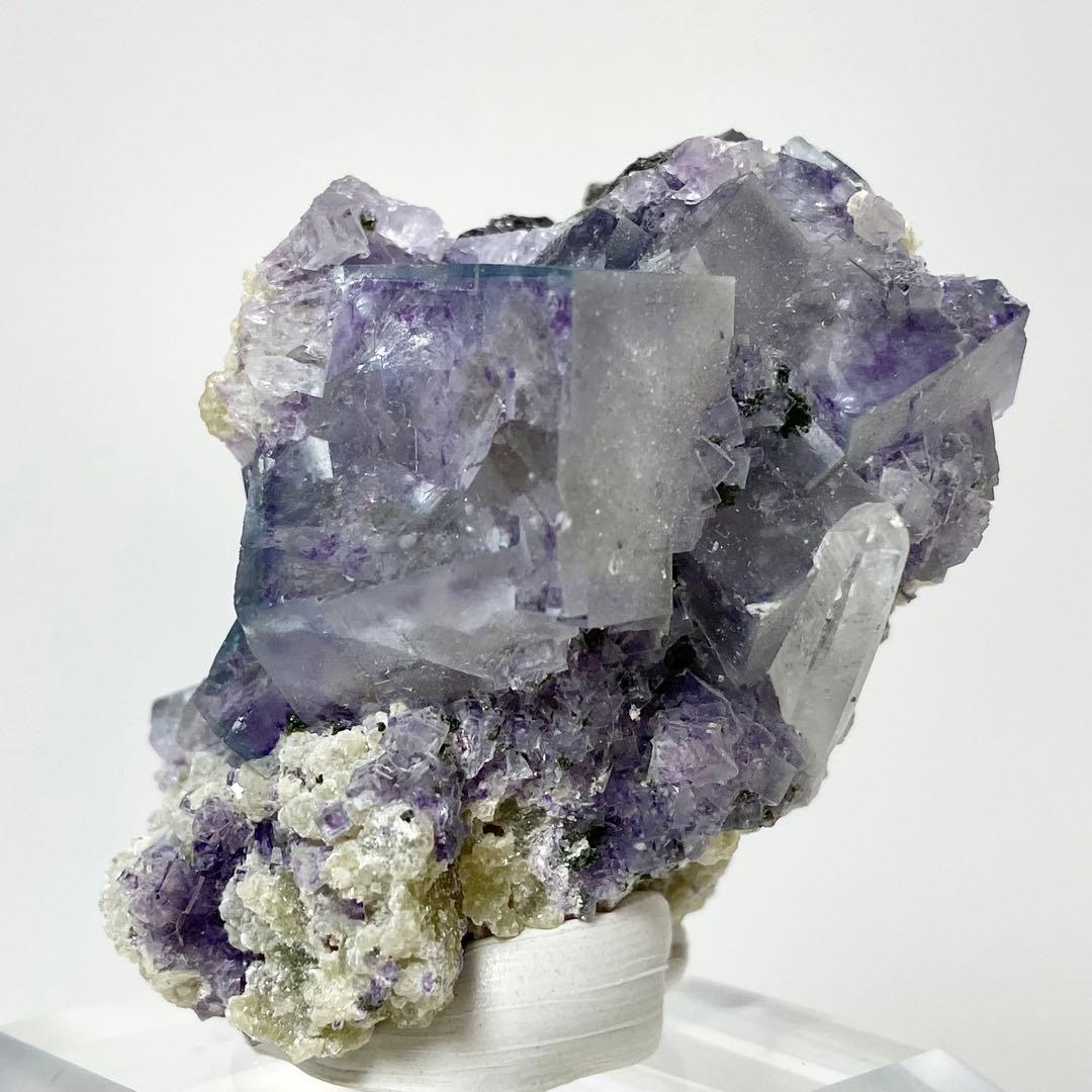 ヤオガンシャン　フローライト　クォーツ　マイカ　鉱物標本　原石　天然石　ストーン