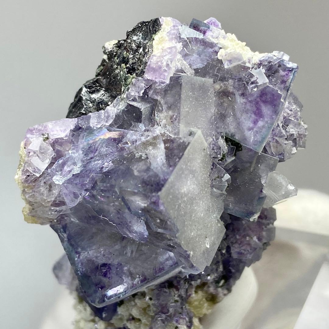 ヤオガンシャン　フローライト　クォーツ　マイカ　鉱物標本　原石　天然石　ストーン