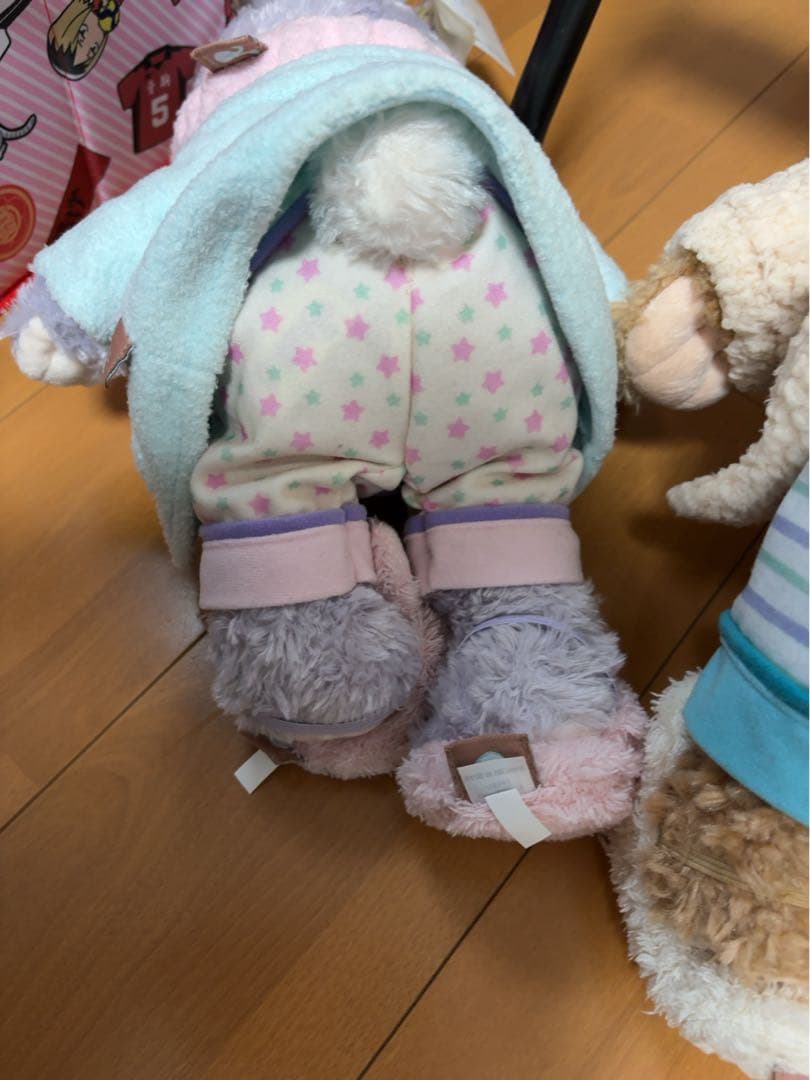 ダッフィーステラルー マスコット オータムスリープオーバーぬいぐるみつき