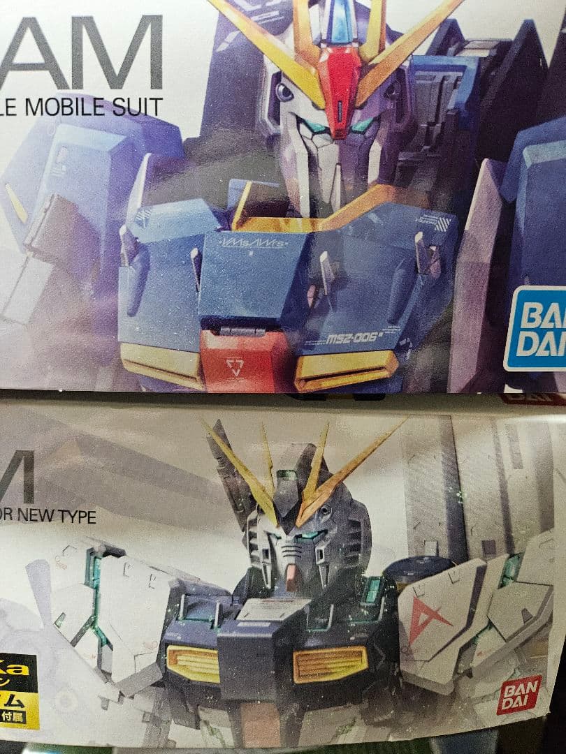 T*a様 MG νガンダム Zガンダム ver.ka 1/100 2点セット