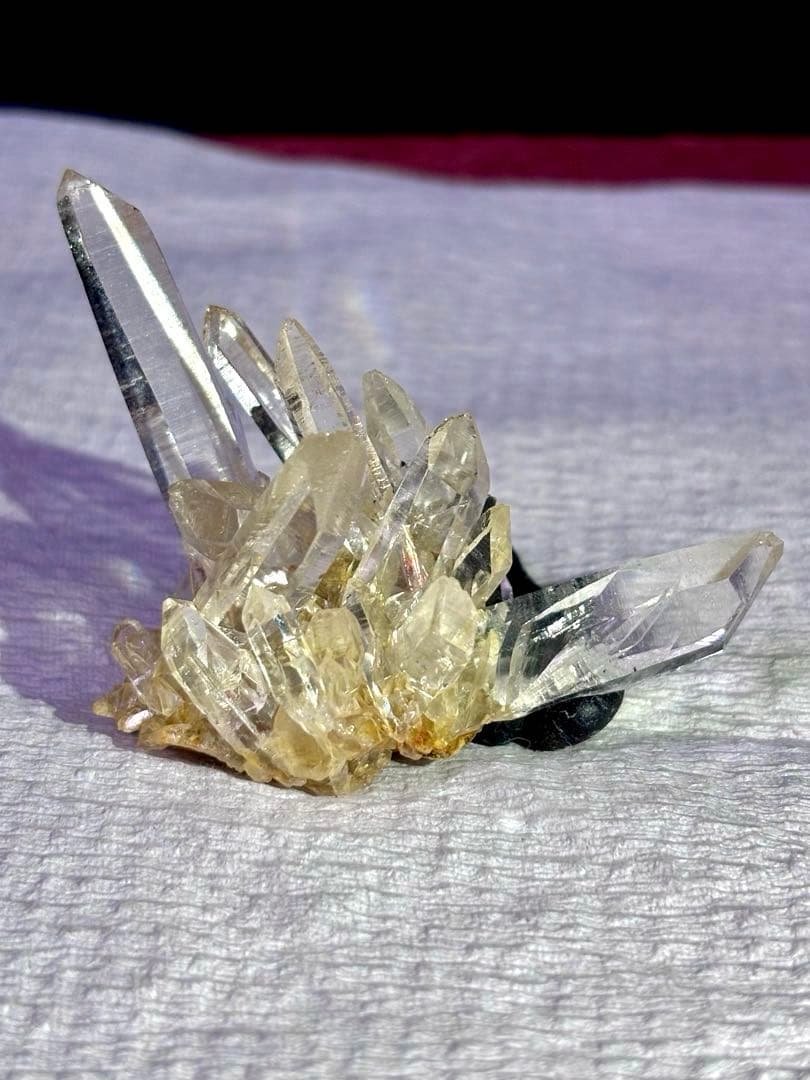 【超希少】天然ヒマラヤ水晶 (インド/サインジ産) 原石 鉱物標本 レア産地