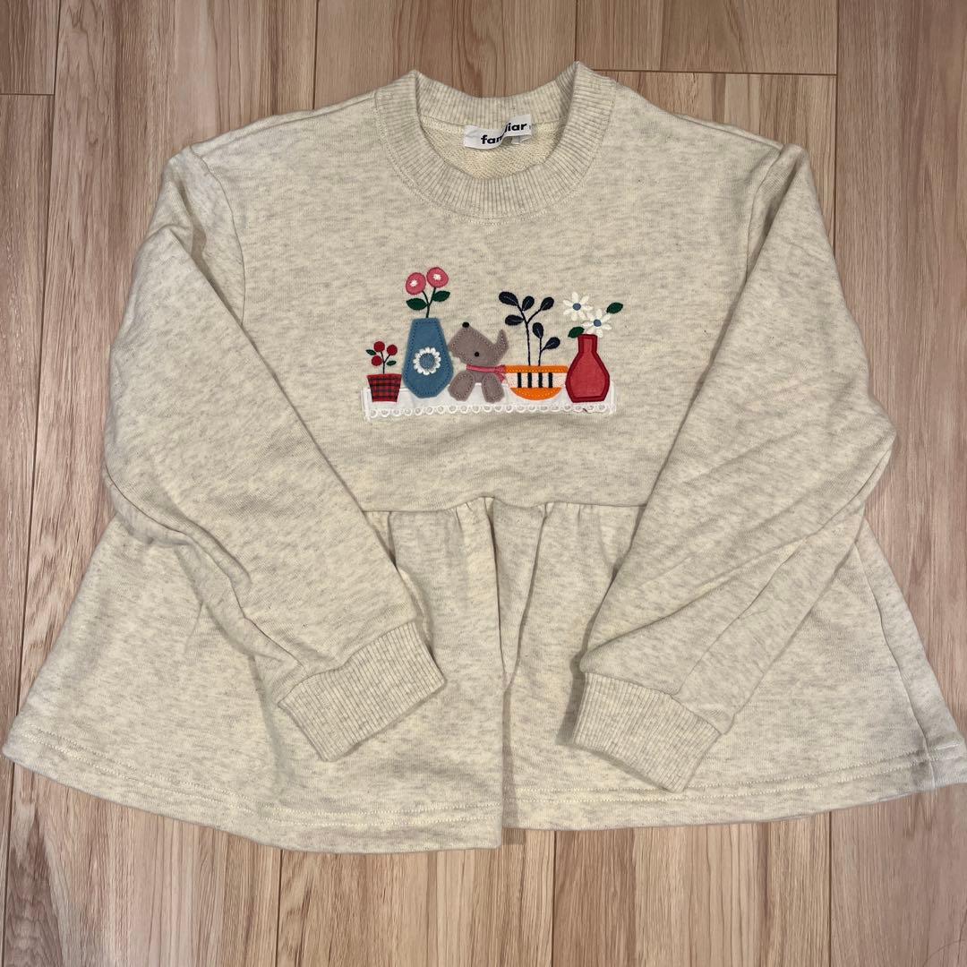 【新品未使用】ファミリア　トレーナー110