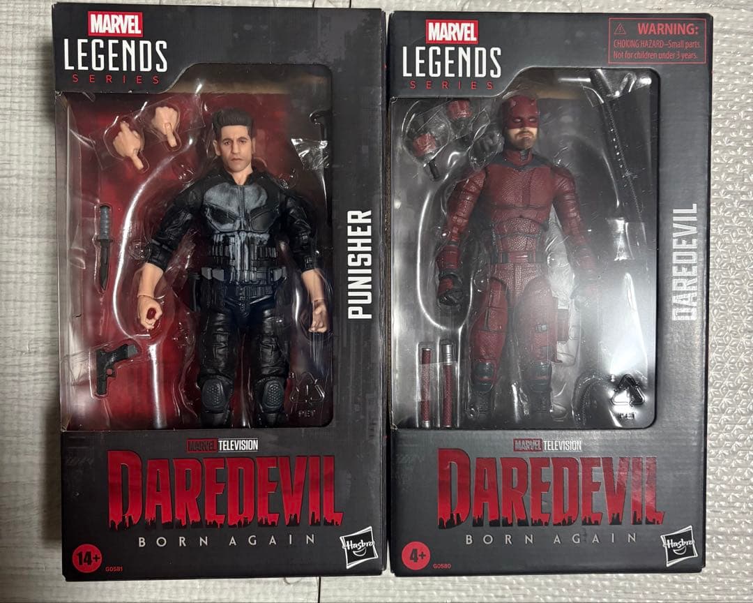 マーベルレジェンド デアデビル パニッシャー ボーン・アゲイン セット ハズブロ
