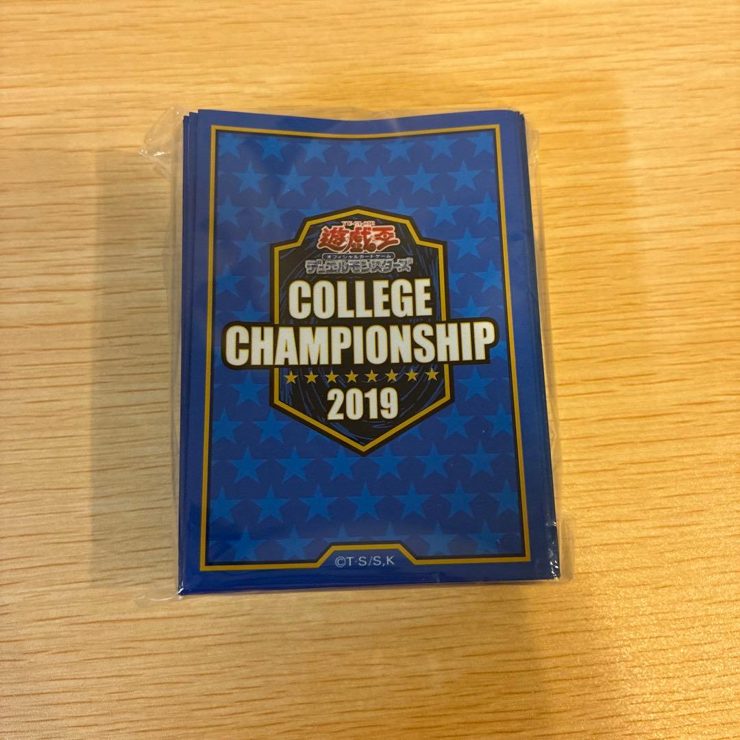 遊戯王college championship 2019 スリーブ　未開封