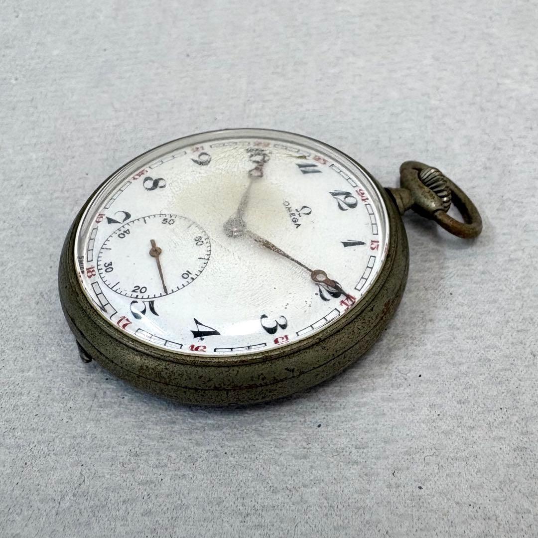 【動作未確認】オメガ　懐中時計　スモールセコンド　ヴィンテージ　手巻き