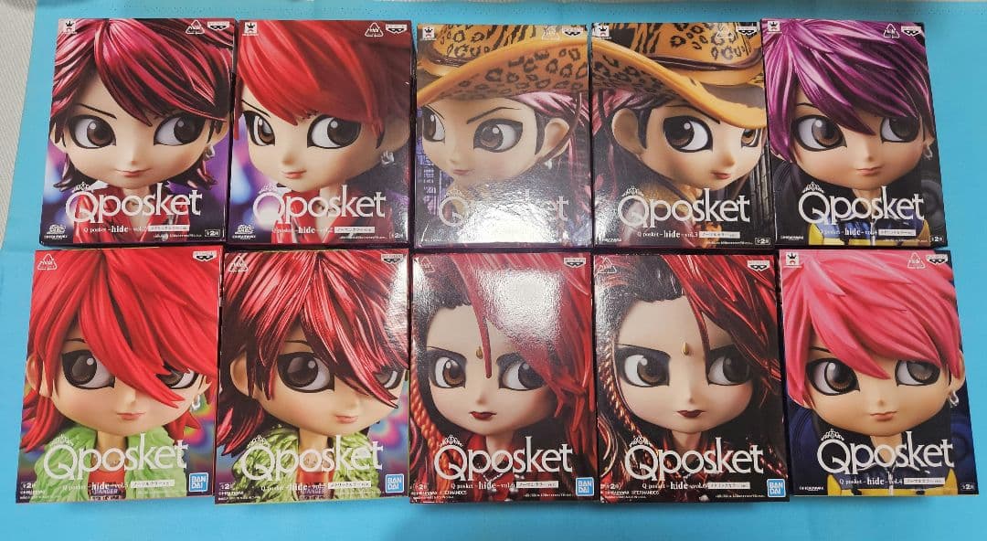 hide Qposket 10体まとめ売り