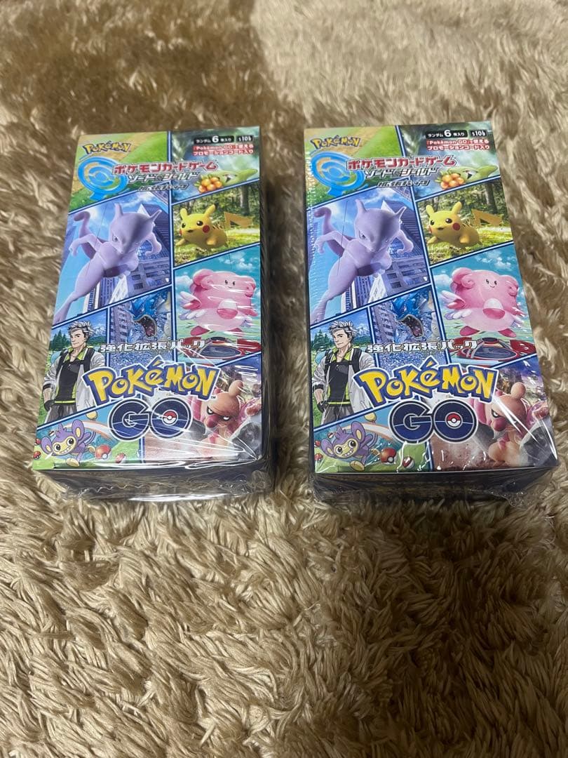 ポケモンGO 未開封シュリンク付き ２ＢＯＸ