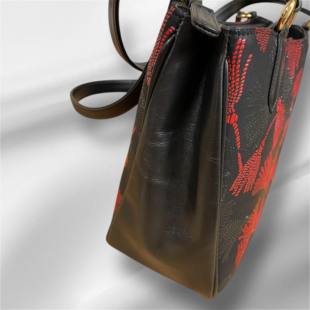 【美品】印傳屋 INDEN-YA 房柄 ベネッセージ バッグ