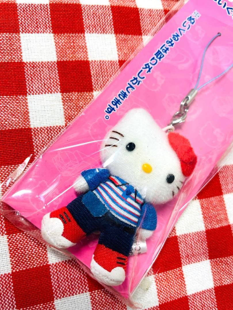 新品　オリジナル　ハローキティ　ぬいぐるみ マスコット　ストラップ　佐川急便