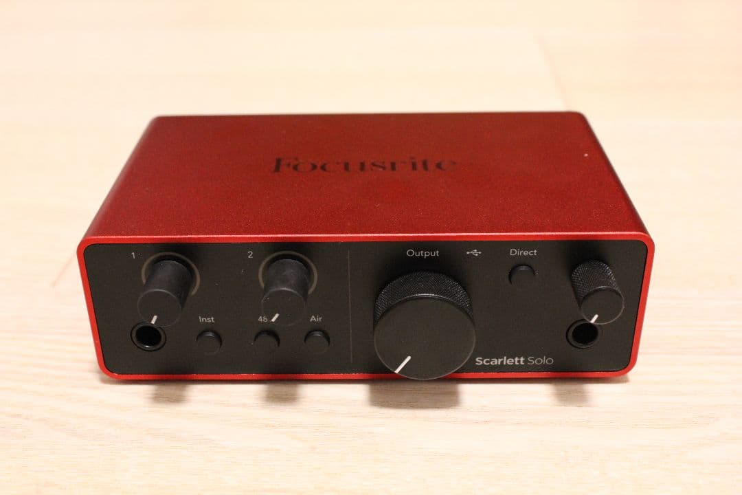 【Gen4】Focusrite Scarlett Solo