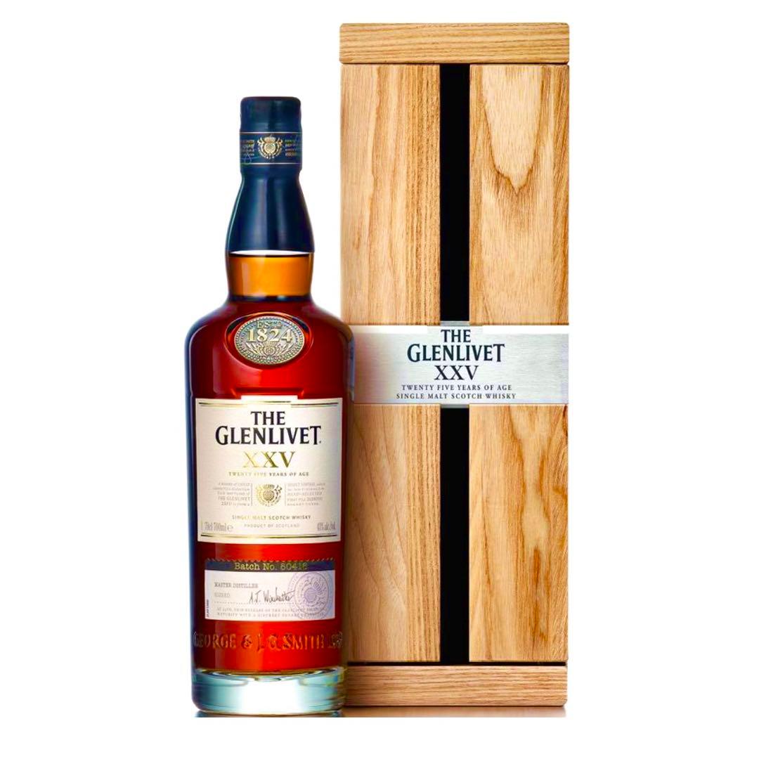 週末限定 ザ・グレンリベット ウイスキー 25年 旧ボトル