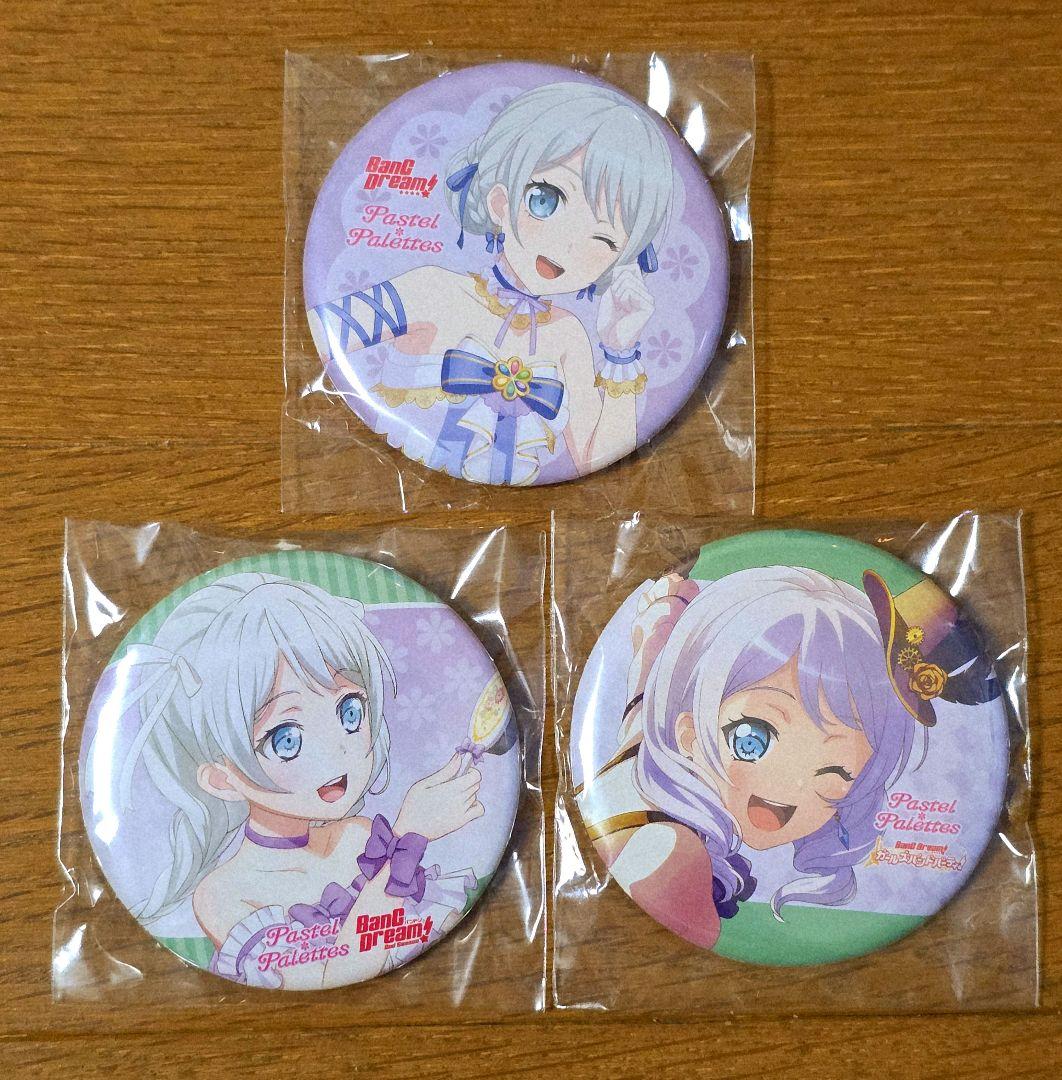 バンドリ 若宮イヴ 缶バッジ ゲーマーズ特典 3点