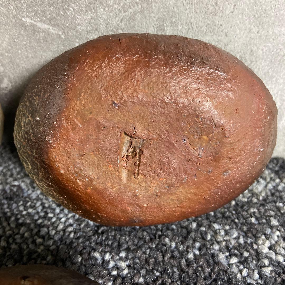 備前焼　脇本博之　香炉　花器　花瓶　一輪挿し　緋襷　窯変　カセ　置物　インテリア