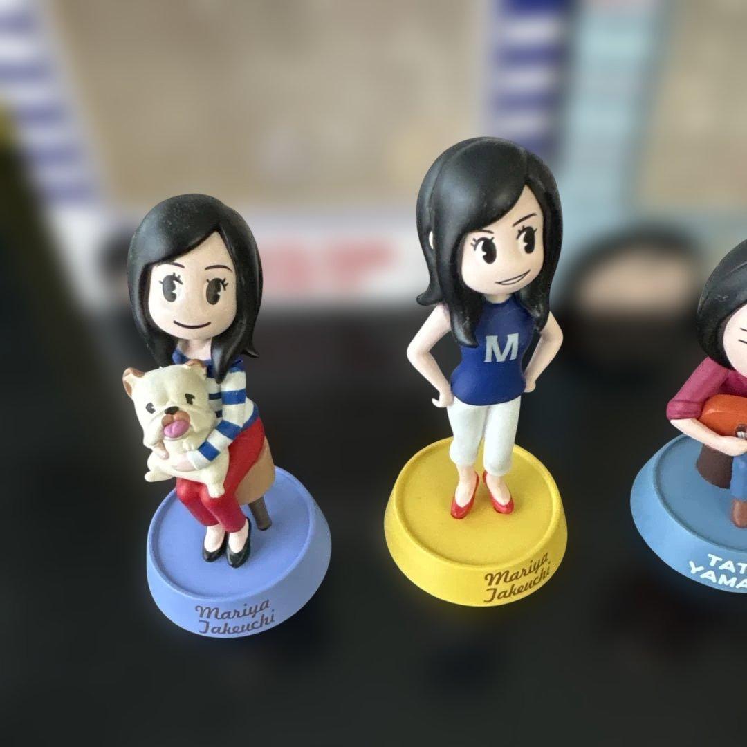 山下達郎　竹内まりや　フィギュア　ライブ　タツローくん　MARIYA CHAN