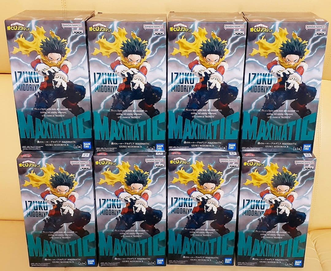 8体セット　僕のヒーローアカデミア　MAXIMATIC　フィギュア　緑谷出久