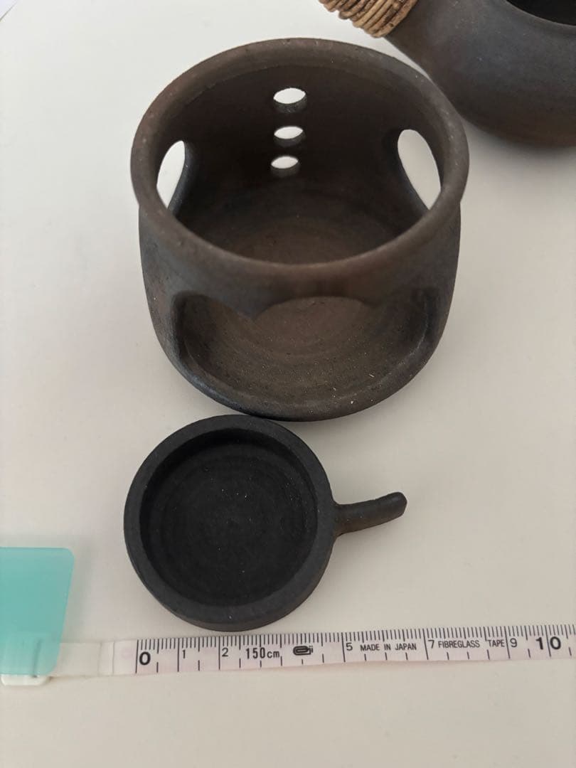 山崎さおり　茶香炉　ミニ焙烙　作家物　茶道具