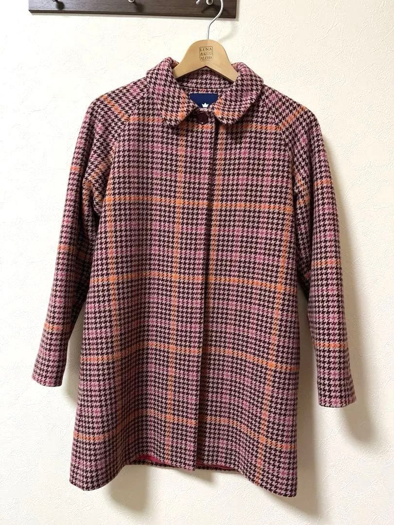 Jacadi ジャカディ　チェックコートサイズ12a(152)