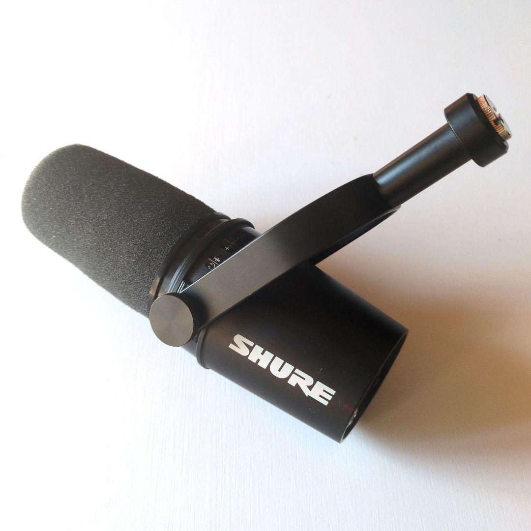 SHURE　MV7　ダイナミックマイク　ポッドキャスト　マイクロホン　シュア