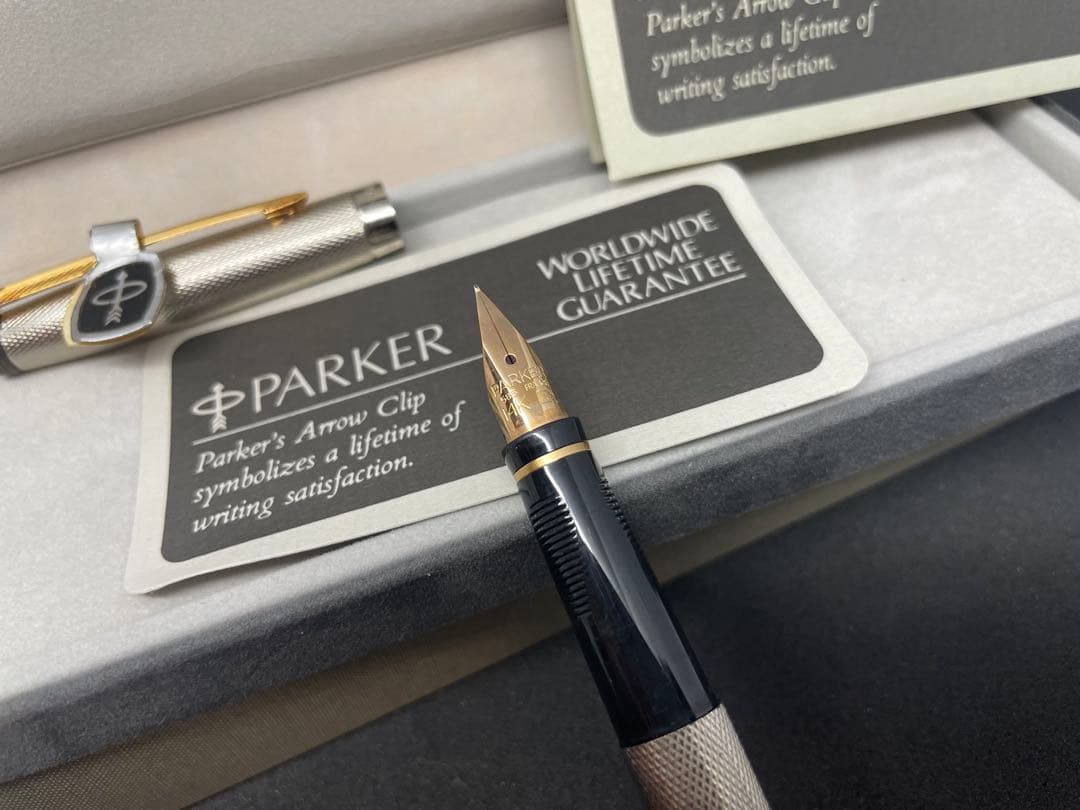 未使用品　Parker 万年筆 14k 585 ペン先　金