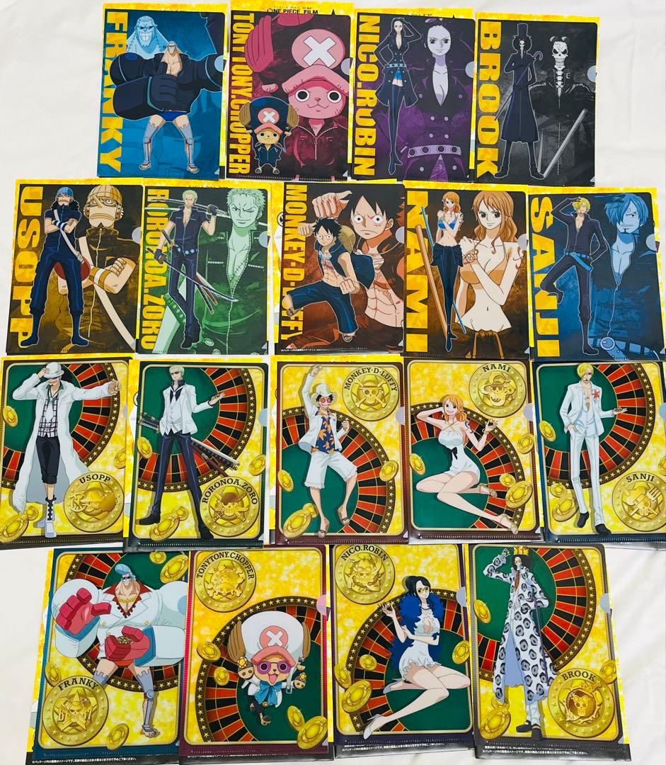 ワンピース FILM GOLD ミニクリアファイルコレクション コンプ レア