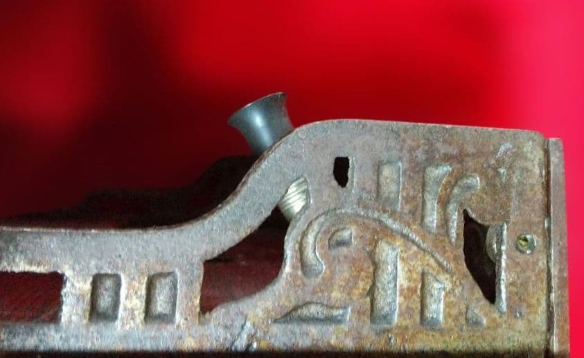 古道具 アンティーク 木製レジスター 昭和7年 5月特許 九五ハ七九號