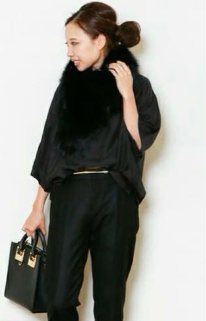 ドゥーズィエムクラス フォックスファーストール ティペット　リアルファー