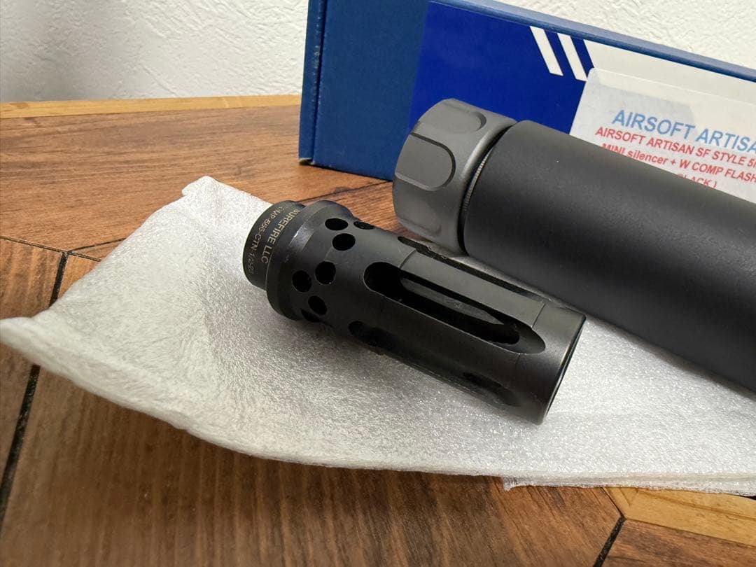Airsoft Artisan SFタイプサプレッサー　フラッシュハイダーセット