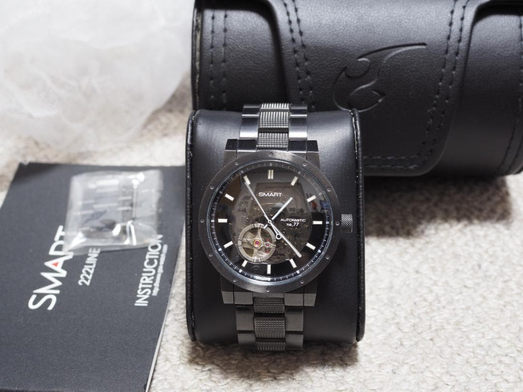 国産腕時計 GSX 自動巻き GSX222X-2 /SMART no.77 黒