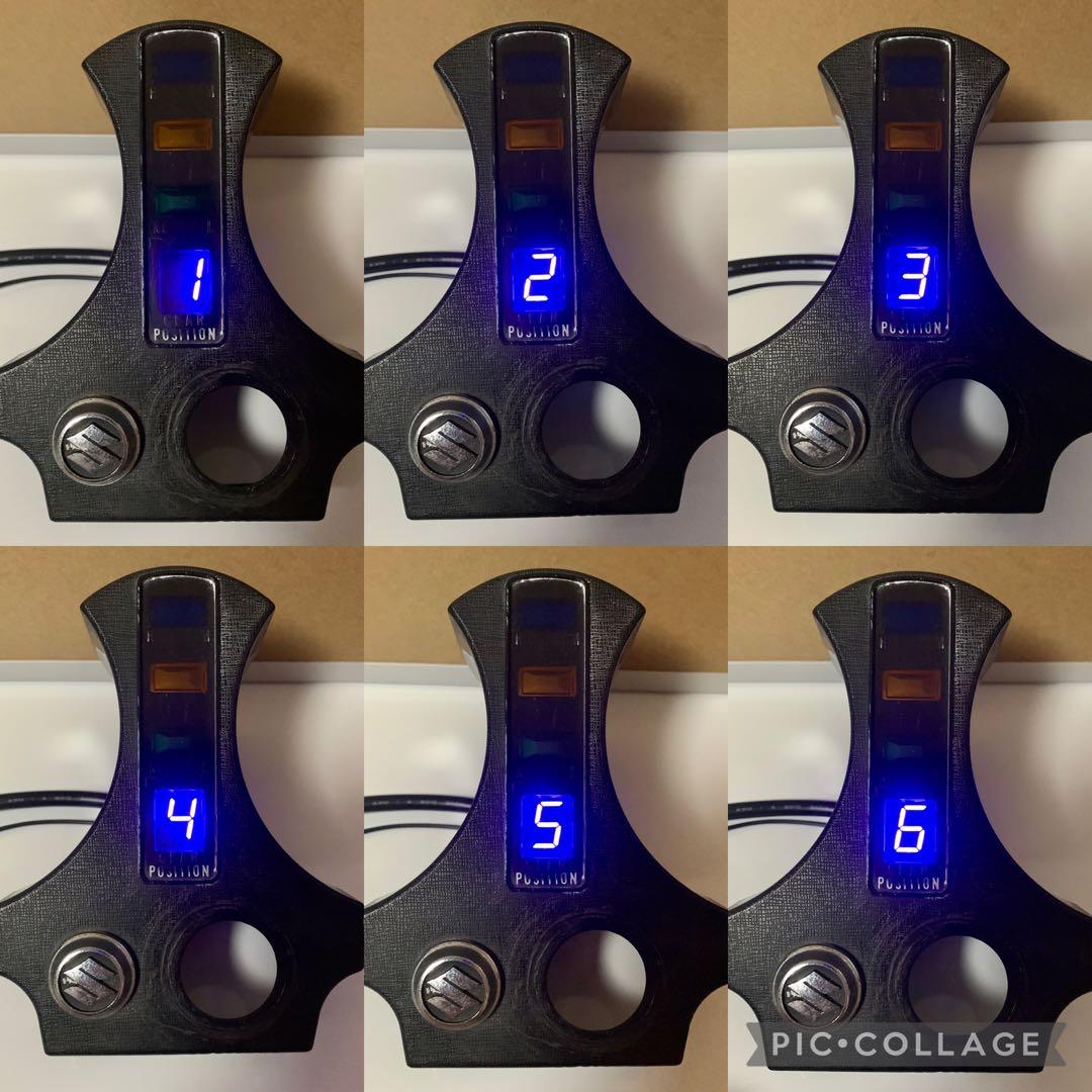 GS400 GS425 初期型　ギアポジションインジケーター【青】