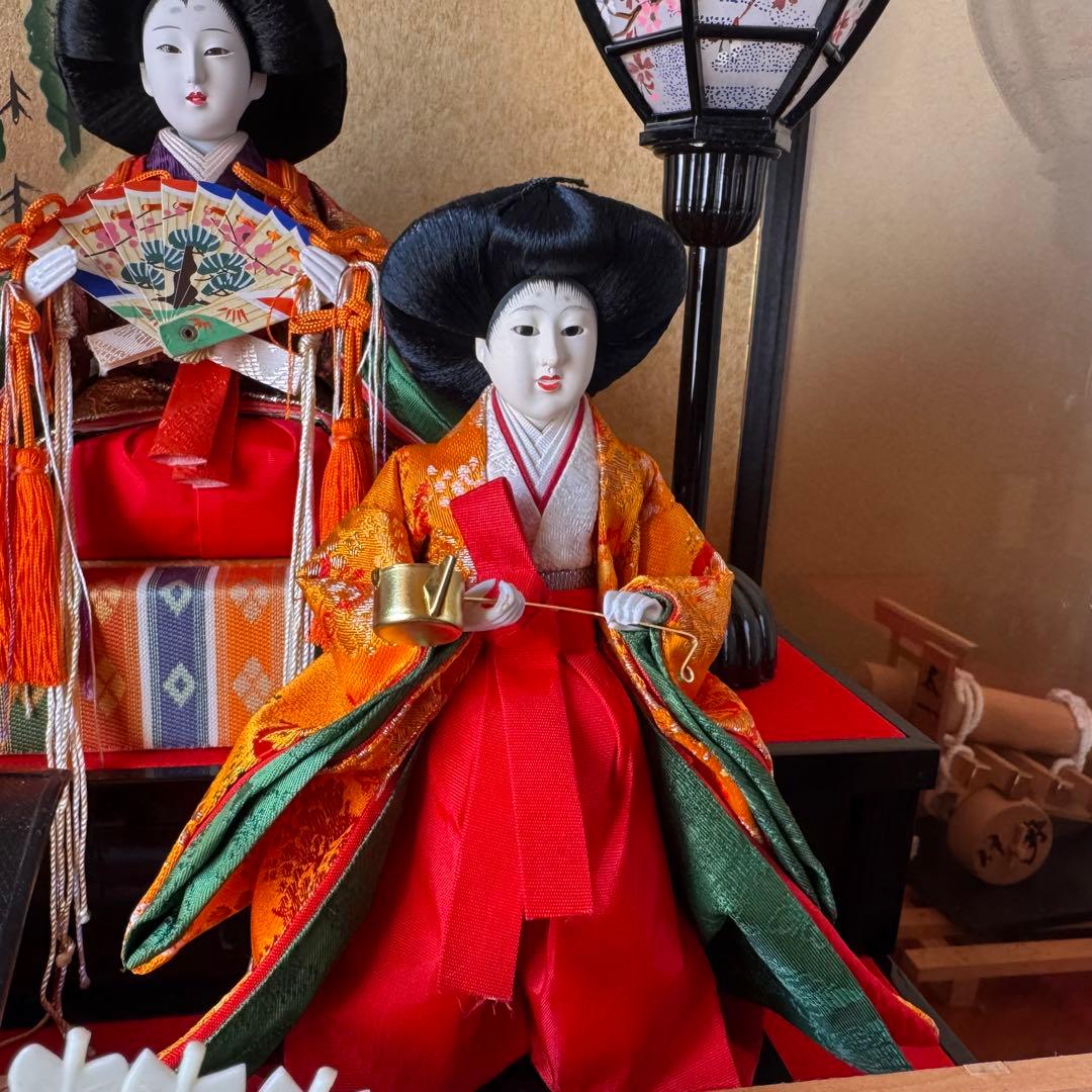 雛人形セット ガラスケース付き　東京久月