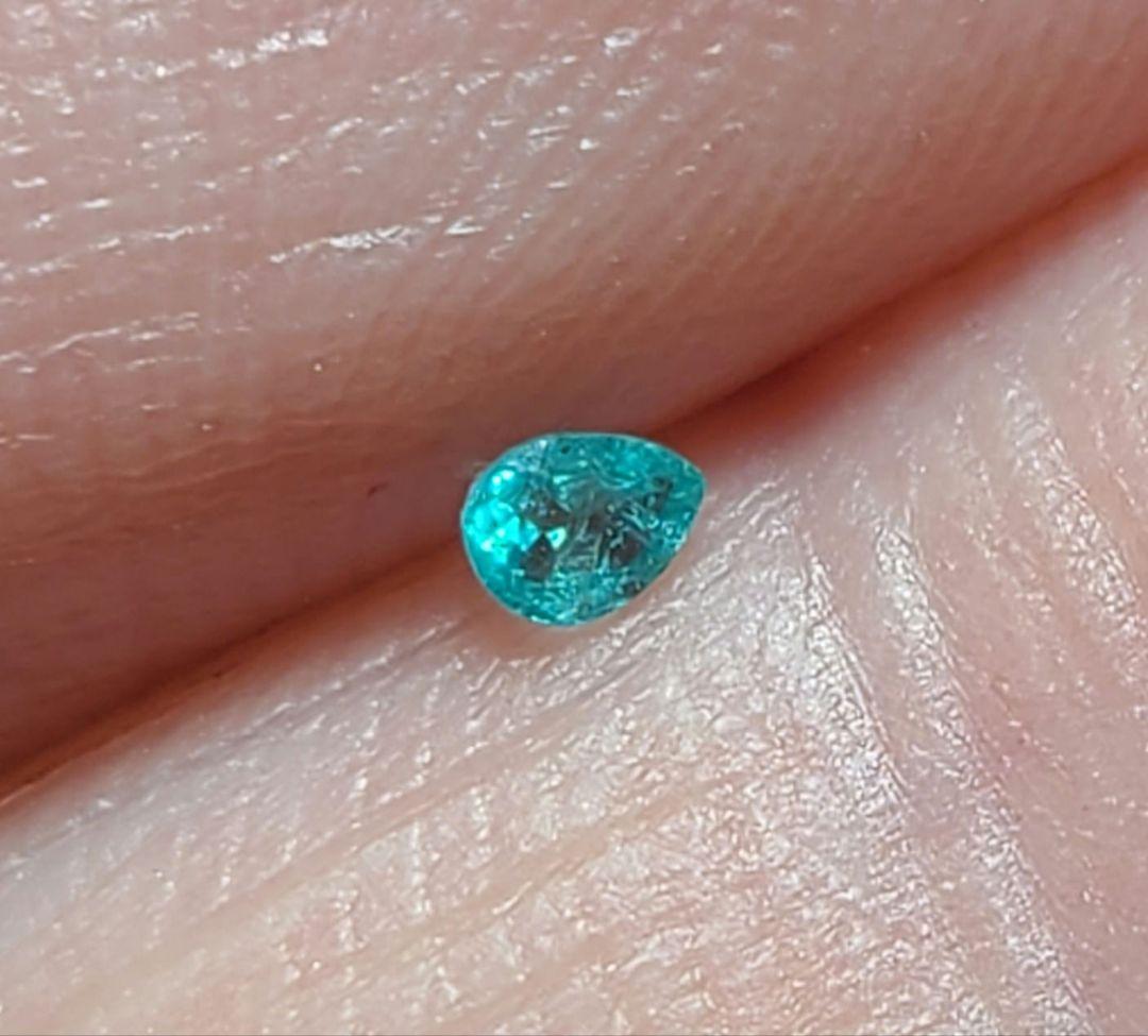 とても可愛いペアシェイプ!★ブラジルバターリャパライバトルマリン★オーダー受付中