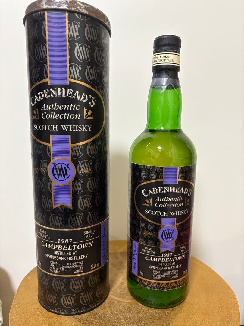 スプリングバンクCadenhead's 1987 スコッチウイスキー