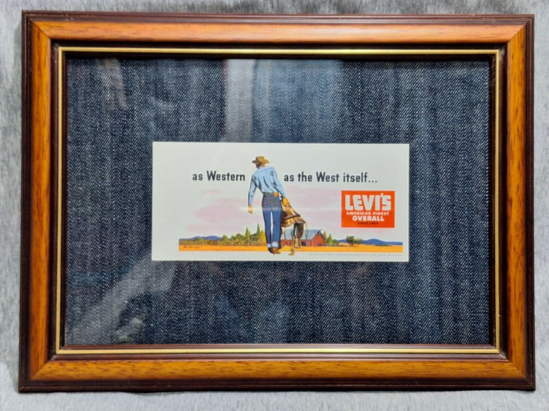 50's リーバイス インクブロッター ヴィンテージ アド 広告 販促 当時物