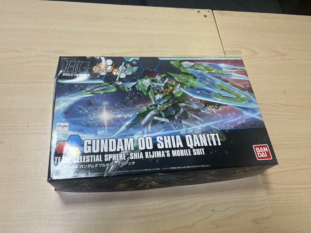 HGBF 1/144 ガンダムダブルオーシアクアンタ　現状品