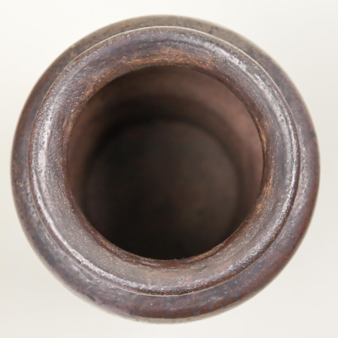 1920年 Teruwo LAST BURNING 葡萄狩り文花瓶 飾り壺