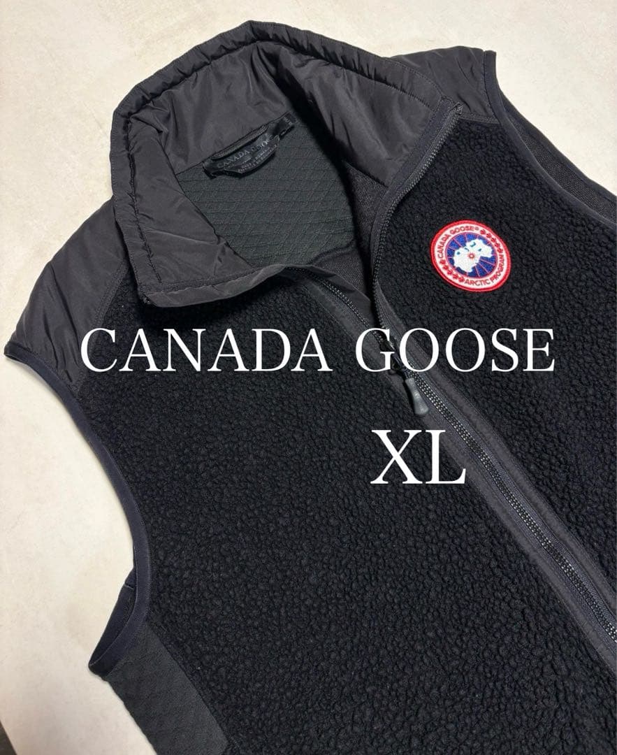 カナダグース ベスト ブラック XL