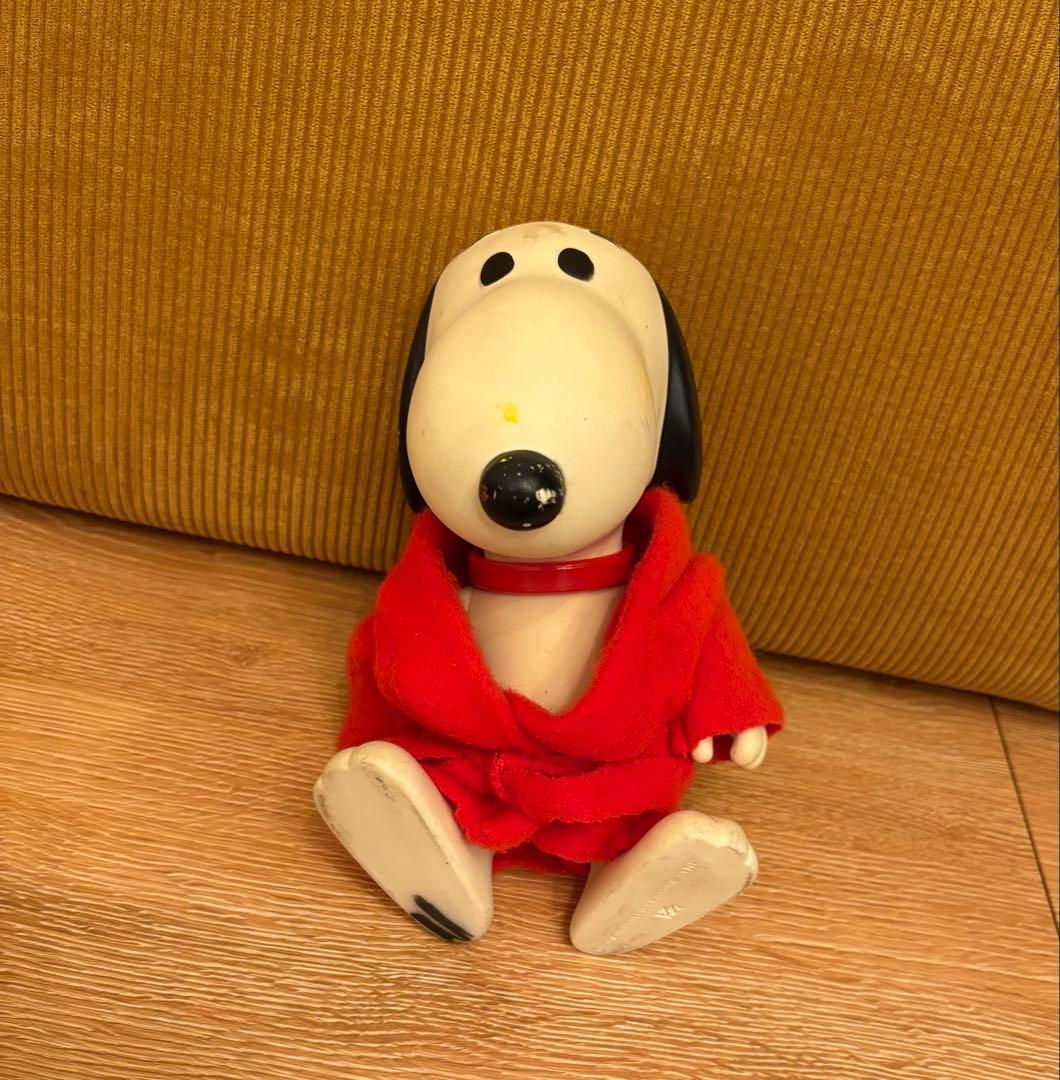 希少！60s SNOOPY スヌーピー ピーナッツギャング バスローブフィギュア