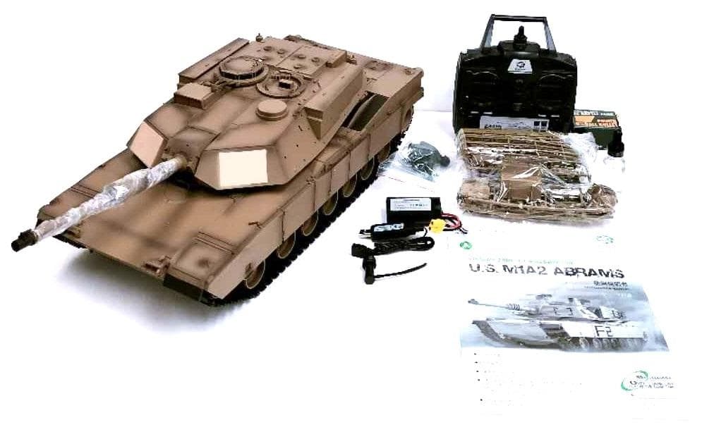 1/16サイズ戦車ラジコンUSエイブラムス　ヘンロン3918-1基板7.0