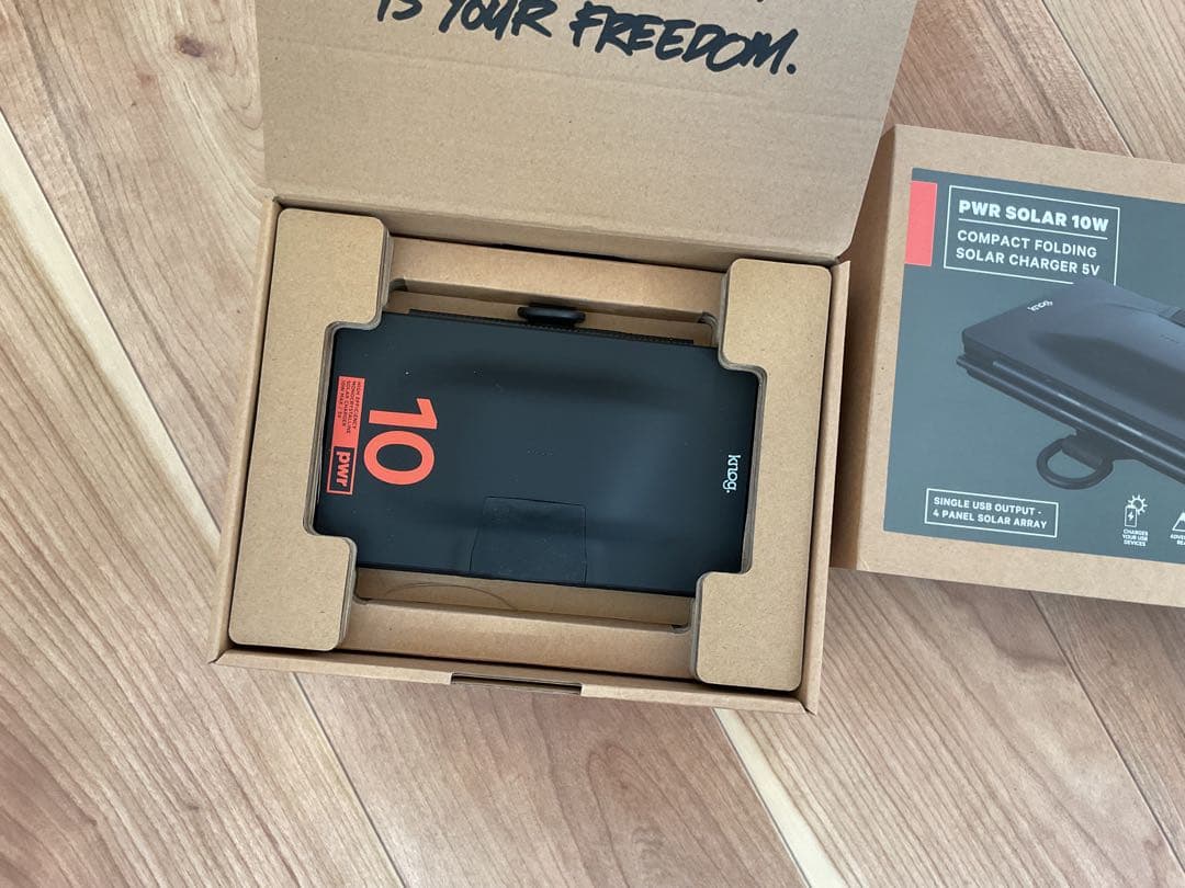 【新品】ノグ knog. PWR SOLAR 10W ソーラー充電