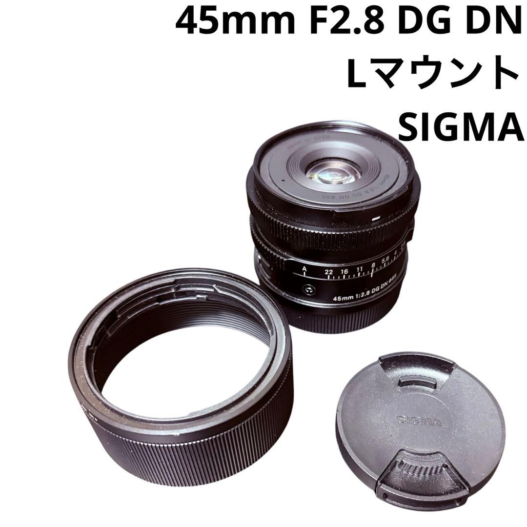美品 SIGMA 45mm F2.8 DG DN Lマウント ライカ