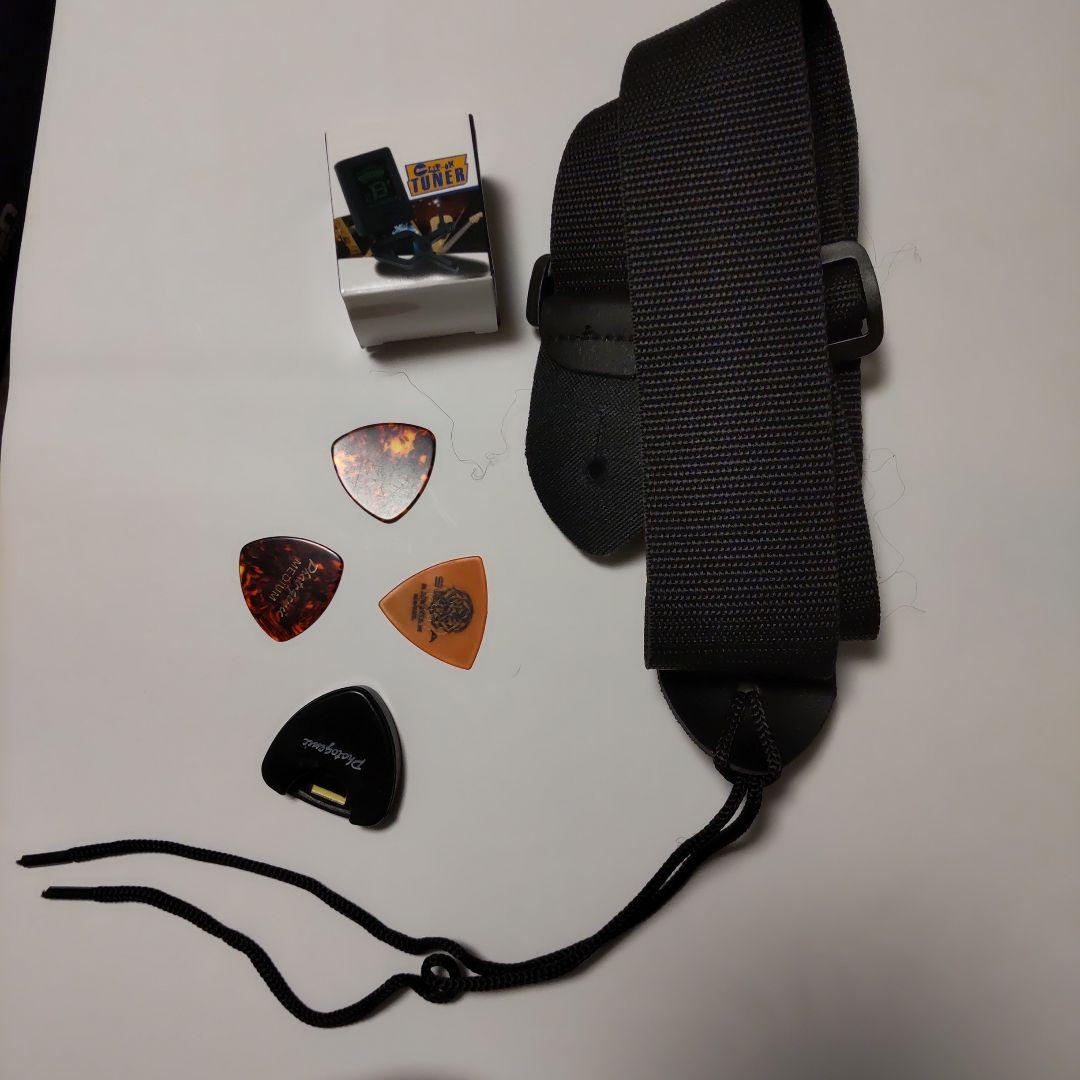 値下げ！左きき用セルダーエレキベース、B.C.大型アンプ、各種付属品付